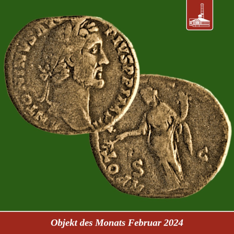 Objekt des Monats Februar 2024 – Römische Münze