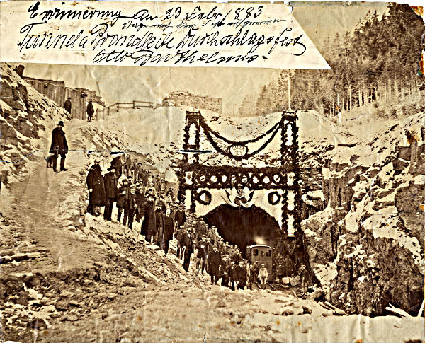 Einweihung des Brandleite-Tunnels 1883