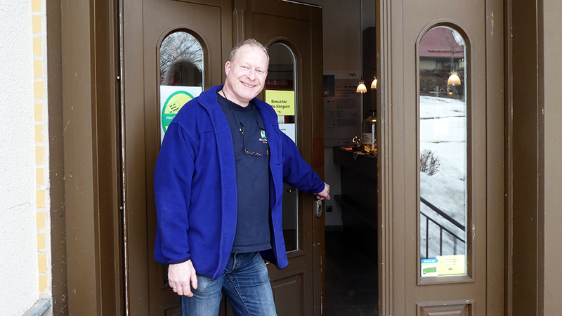 Frank Eiselt öffnet jedem Besucher gerne die Türen zu den Museen der Stadt Zella-Mehlis. 
