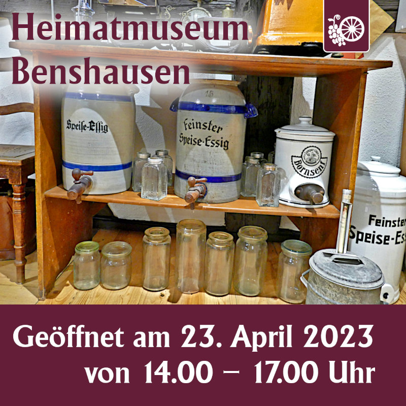 Heimatmuseum Benshausen geöffnet
