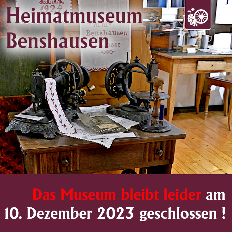 Heimatmuseum geschlossen